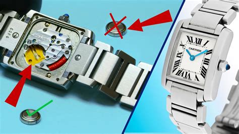 replace battery cartier tank watch